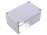 Carcasă universală gri din aluminiu - dimensiuni 80mm x 125mm x 57mm