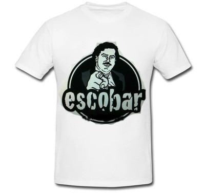 Tricou &amp;quot; Pablo Escobar text &amp;quot; foto