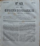 Cumpara ieftin Curier romanesc , gazeta politica , comerciala si literara , nr. 42 din 1844