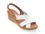 Cumpara ieftin Sandale SHOOZY albe, EV4031, din piele naturala