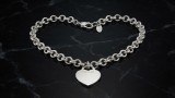 Cumpara ieftin Bratara din Argint 925 , zRomantic Heart Charm, cu Zale Rotunde E i Lant de Prelungire]