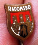 I.889 INSIGNA POLONIA STICKPIN RADOMSKO h12mm email, Europa