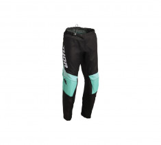 MBS Pantaloni Motocross/Enduro THOR Sector, negru/verde, marimea 34, Cod Produs: 29019341PE foto