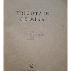 Martha M. Recht - Tricotaje de mana (editia 1957)