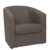Fotoliu Tudor imitatie piele - C06 taupe