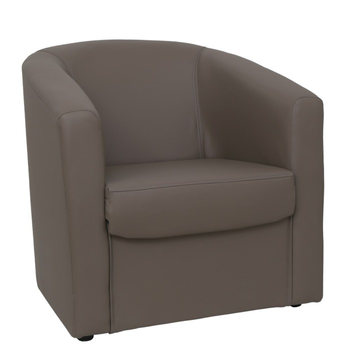 Fotoliu Tudor imitatie piele - C06 taupe