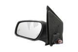 Oglinda exterioara Ford Fusion (Jus), 09.2005-, partea Stanga, culoare sticla crom, sticla convexa, cu carcasa neagra, cu incalzire, ajustare electri