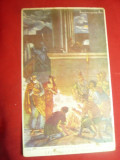 Ilustrata - Scena Biblica - Lepadarea lui Petru dupa T.Zarma Ed. Cozia, Necirculata, Printata