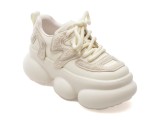 Pantofi sport GRYXX albi, 24085, din piele naturala