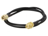 Cablu RP-SMA 50&Omega; 0,5m Negru