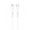 Cablu Date si Incarcare USB-C - Lightning Sendem M36D, 30W, 1m, Alb, Apple