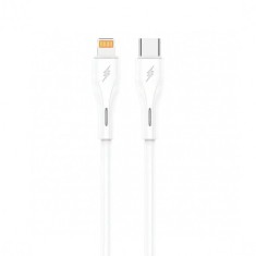 Cablu Date si Incarcare USB-C - Lightning Sendem M36D, 30W, 1m, Alb foto