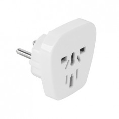 Adaptor tensiune universal 10A alb pentru Romania