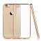 Husa Apple iPhone 6/6S, placata Auriu (ELECTROPLATING GOLD)