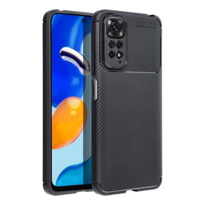 Husa de protectie, PartnerTele, Carbon Premium pentru Xiaomi Redmi Note 9S, Negru foto