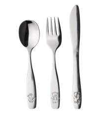 Set 3 tacamuri pentru copii, Schulte-ufer, argintiu foto