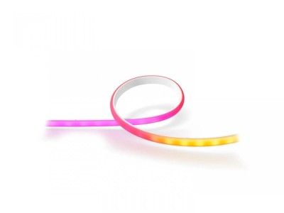 Banda LED RGB inteligenta Philips Hue Gradient Lightstrip, Bluetooth ,20W, foto