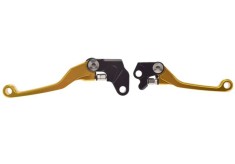 Set 2 manete frana si ambreiaj reglabile cross Suzuki Rm 125/250 96-03, culoare... Cod Produs: MX_NEW CND0011YE foto