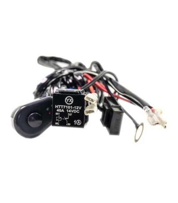 Cablu doua iesiri cu intrerupator pentru bara sau proiector LED 12-24V 40A 480W CLL013 Carguard