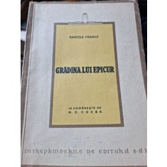 Anatole France - Gradina lui Epicur