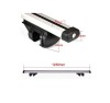 Set 2 bare portbagaj transversale din aluminiu, cu cheie compatibile Mitsubishi Outlander II 2006-2012, Oem