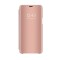 Husa Samsung, Galaxy J4 Plus 2018, J415, Clear View Flip Mirror Stand, Rose