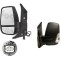 Oglinda usa exterioara Ford Transit/Tourneo, 01.2014-, partea Stanga, reglare electrica; textil; incalzit; scurt; sticla convexa; geam cromat; rabata