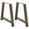 vidaXL Picioare de masă &icirc;n formă de A, 2 buc., 100x(72-73) cm, oțel