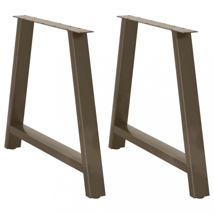 vidaXL Picioare de masă &icirc;n formă de A, 2 buc., 100x(72-73) cm, oțel