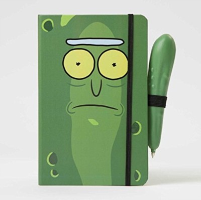Rick and Morty: Pickle Rick Hardcover Ruled Journal with Pen foto