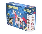 Kit constructie STEM Inventor, Bakoba, 65 piese