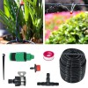 Sistem Irigare Prin Picurare Fluture, Kit Complet, 30 Plante, Conector Robinet, Furtun, Duze, Suporti, Rola Teflon