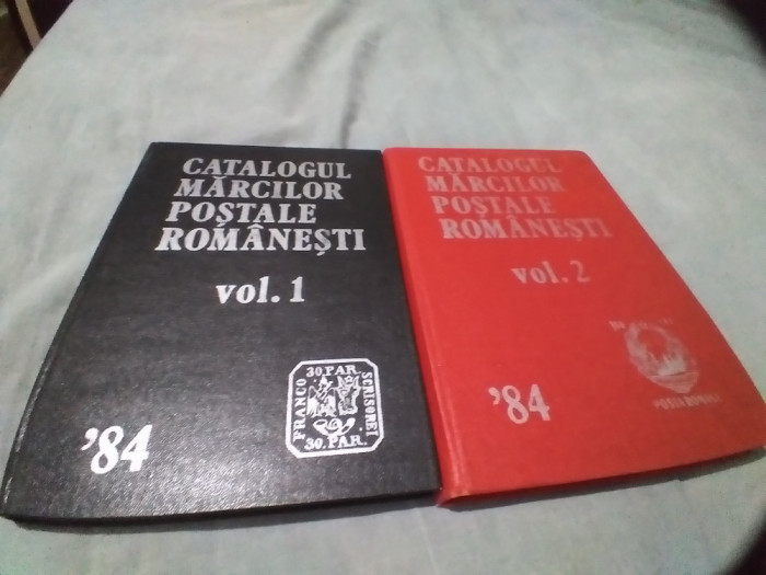 CATALOGUL MARCILOR POSTALE ROMANESTI 84 VOL 1+2