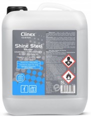 Clinex Shine Steel, 5 Litri, Solutie Pt. Curatare, Intretinere Suprafete Otel Inoxidabil foto