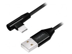 Cablu USB 2.0 USB-A la USB-C 0.3m Negru foto