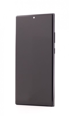 LCD Samsung Galaxy Note 20 Ultra, N985, Note 20 Ultra 5G, N986, Negru + Rama, Incell foto