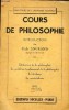 Cours de philosophie / Cecile Angrand