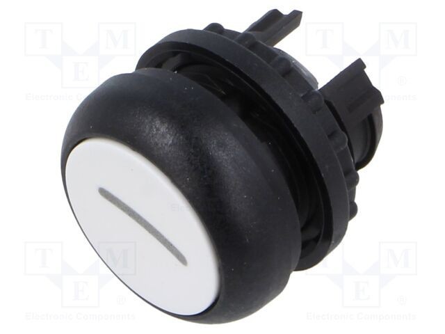 Comutator acționat prin apăsare 22mm alb Eaton Electric RMQ-Titan IP67