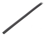 Manşon termocontractabil fără adeziv 3,2mm negru rolă