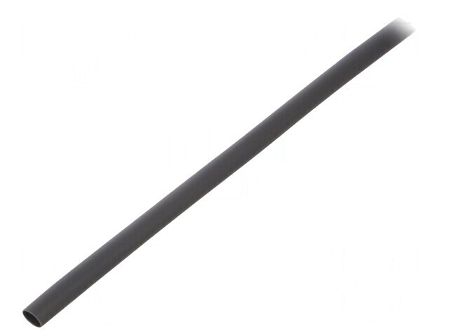 Manşon termocontractabil fără adeziv 3,2mm negru rolă