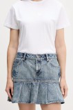Hugo Blue fustă jeans mini, evazați, 50546318