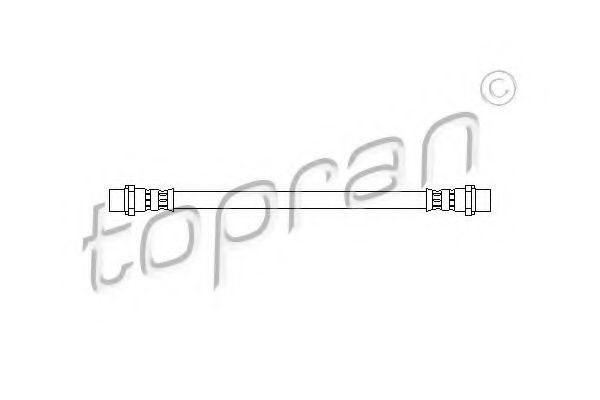 Conducta / cablu frana OPEL TIGRA TwinTop (2004 - 2016) TOPRAN 206 494
