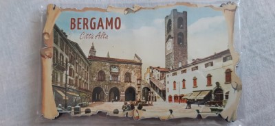 XG Magnet frigider - tematica turistica - Italia - Bergamo - Citta Alta foto