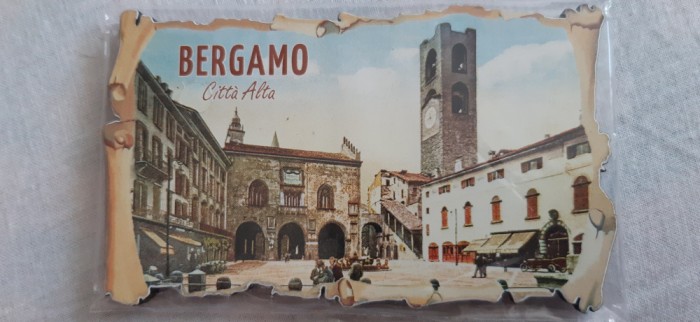XG Magnet frigider - tematica turistica - Italia - Bergamo - Citta Alta