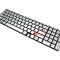 Tastatura HP Argintie 9Z.NHBBC.101 iluminata layout US fara rama enter mic, PK132UR1A00 iluminata layout US