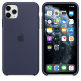 Husa Silicon Apple iPhone 11 Pro Max, Bleumarin MWYW2ZM/A