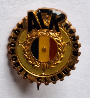 ACR - Automobil Clubul Roman, insigna Rara anii 1970-1980 foto