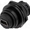 Conector {{Tip conector}}, piuli&amp;#355;a din fa&amp;#355;a, pt. montare pe panou, sucit, SWITCHCRAFT - DCP-USBNB-USBN