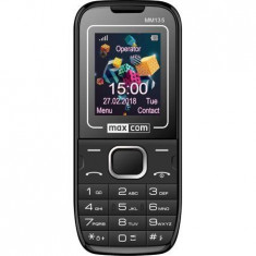 vand telefon mobil maxcom classic mm135, dual sim, black/blue foto