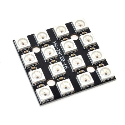 Matrice LED 4&amp;times;4, 16bit, WS2812, RGB foto